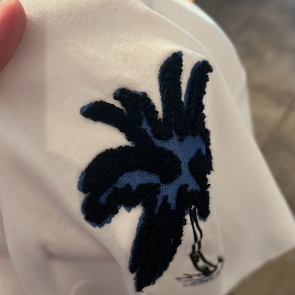 Boss Oversized-fit interlock-cotton T-shirt with Appliqué Palm Tree artwork Men - Picture 5 of 12